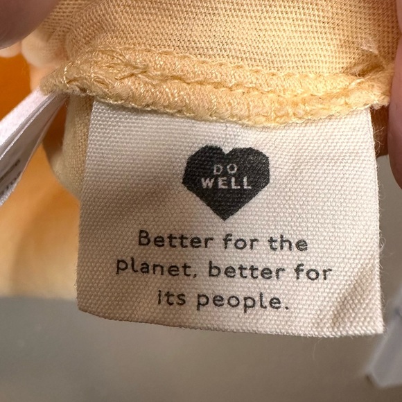 Madewell Women’s Northside Vintage Tee T-shirt Size Small Buttery Yellow - Picture 3 of 6